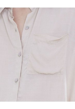 Blusa Para Mujer Manga Corta Color Beige Marca Seven Seven #28123881