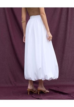 Falda  Para Mujer Largo Color Crudo Marca Seven Seven #28140986