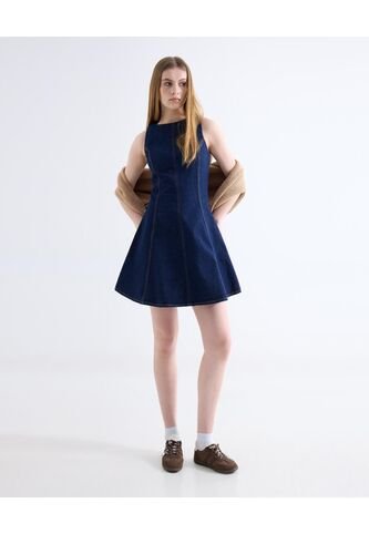 Vestido  Para Mujer M/Sisa Corto Color Azul Marca Seven Seven #28171484 Seven Seven