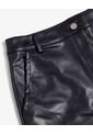 Short Bermuda Efecto Cuero  Para Mujer Negro Seven Seven de Seven Seven