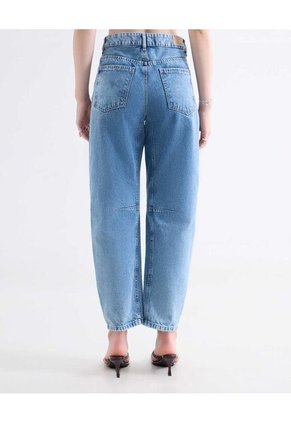 Jean  Para Mujer Balloon Color Azul Marca Seven Seven #28161004