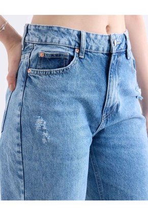 Jean  Para Mujer Balloon Color Azul Marca Seven Seven #28161004