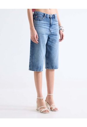 Short  Para Mujer Multiusos Plano Color Azul Marca Seven Seven #28191140