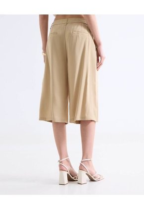 Short  Para Mujer Multiusos Plano Color Camel Marca Seven Seven #28191127