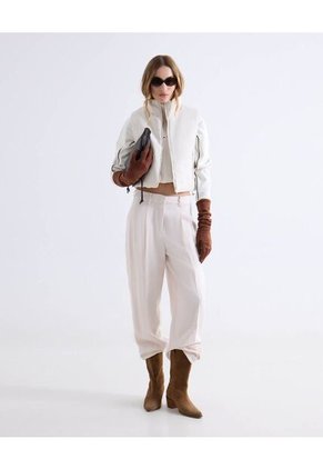 Chaleco  Para Mujer Plano Color Marfil Marca Seven Seven #28250156