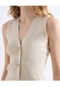 Chaleco  Para Mujer Punto Color Beige Marca Seven Seven #28250140 de Seven Seven