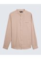 Camisa Para Hombre Manga Larga  Color Beige Marca Seven Seven #45012023 de Seven Seven