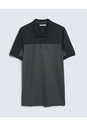 Polo En Bloques Para Hombre Verde Seven Seven