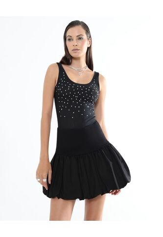 Camiseta Para Mujer Manga Sisa Color Negro Marca Seven Seven #28096026 Seven Seven