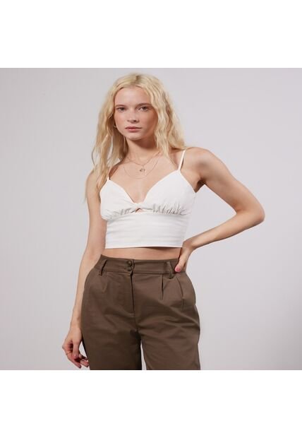 Blusa Para Mujer Manga Sisa Color Marfil Marca Seven Seven #28123842