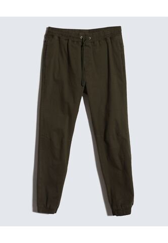 Jogger Regular Fit  Para Hombre Verde Seven Seven Seven Seven