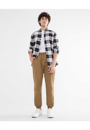 Jogger Regular Fit Para Hombre Verde Seven Seven