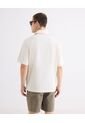 Camisa  Para Hombre Manga Corta Con Bolsillo Cuello R Color Marfil Marca Seven Seven #45018239 de Seven Seven