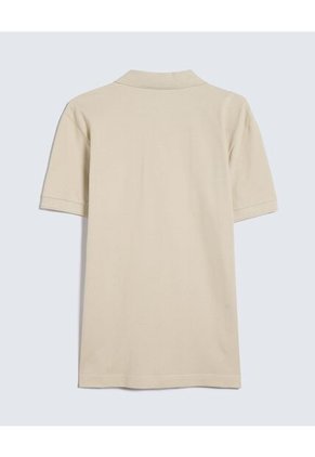 Polo Para Hombre Cuello Tejido  Color Crema Marca Seven Seven #45110859