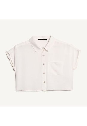 Blusa Para Mujer Manga Corta Color Blanco Marca Seven Seven #28123879