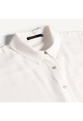 Blusa Para Mujer Manga Corta Color Blanco Marca Seven Seven #28123879