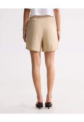 Short Para Mujer Multiusos Plano Color Beige Marca Seven Seven #28191098