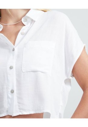 Blusa Para Mujer Manga Corta Color Blanco Marca Seven Seven #28123879