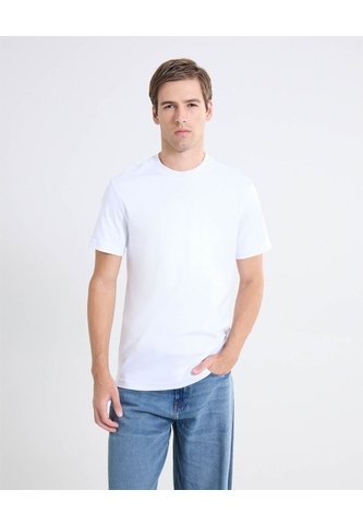 Camiseta Básica Ligera  Para Hombre Blanco Seven Seven Seven Seven