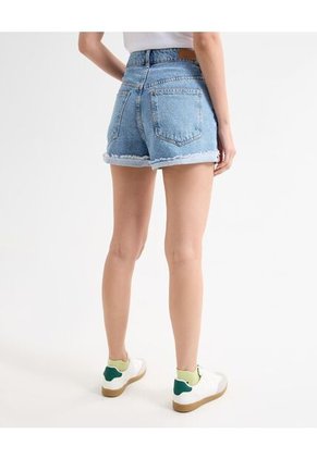 Short Para Mujer  Color Azul Medio Marca Seven Seven #28191075