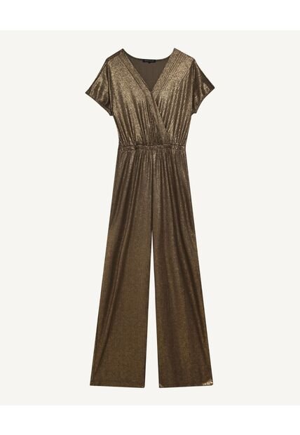 Enterizo  Para Mujer Manga Corta Color Verde Marca Seven Seven #28320363