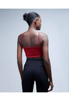 Blusa Para Mujer Manga Sisa Color Rojo Marca Seven Seven #28123832