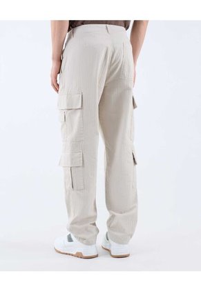 Pantalón Multipocket  Para Hombre Beige Seven Seven