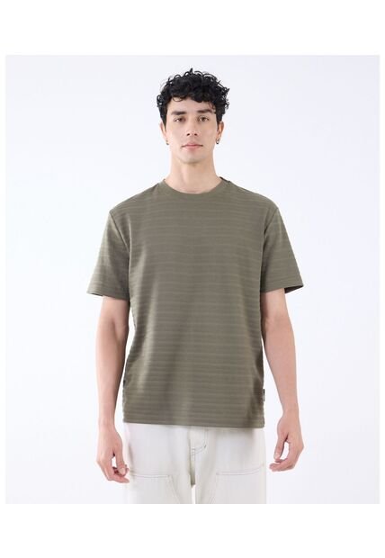 Camiseta Para Hombre Manga Corta Color Verde Claro Marca Seven Seven #45092599