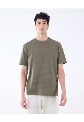 Camiseta Para Hombre Manga Corta Color Verde Claro Marca Seven Seven #45092599