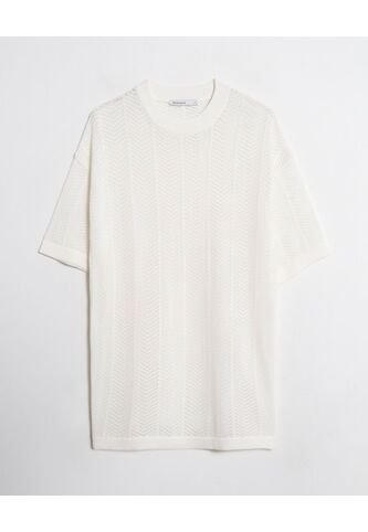 Camiseta  Para Hombre Manga Corta Cuello Redondo Color Hueso Marca Seven Seven #45092715 Seven Seven