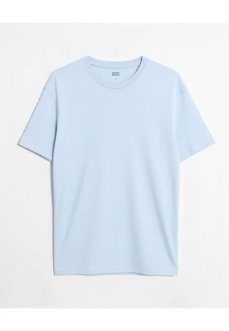 Camiseta  Para Mujer Manga Corta Cuello Redondo Color Celeste Marca Seven Seven #28096518 Seven Seven