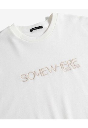 Camiseta  Para Hombre Manga Corta Cuello Redondo Color Crudo Marca Seven Seven #45092812