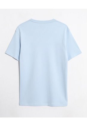 Camiseta  Para Mujer Manga Corta Cuello Redondo Color Celeste Marca Seven Seven #28096518