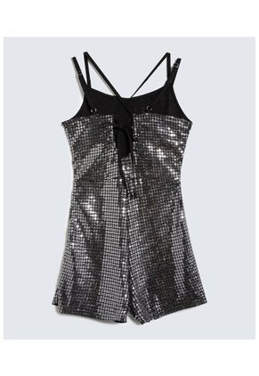 Enterizo Para Mujer Manga Sisa Color Plata Marca Seven Seven #28320424