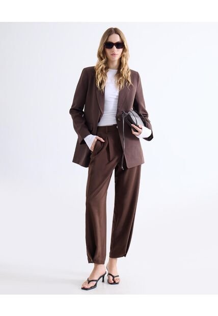 Pantalón  Para Mujer Moda Color Café Marca Seven Seven #28071961