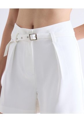 Short  Para Mujer Multiusos Plano Color Blanco Marca Seven Seven #28191142