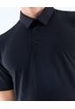 Polo Jersey  Para Hombre Negro Seven Seven de Seven Seven