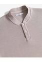 Polo  Para Hombre Cuello Tejido Sin Bolsillo Color Taupe Marca Seven Seven #45110935 de Seven Seven