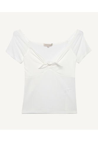 Camiseta Mujer Seven M/C Blanco Nailon 28095245-10225 Seven Seven