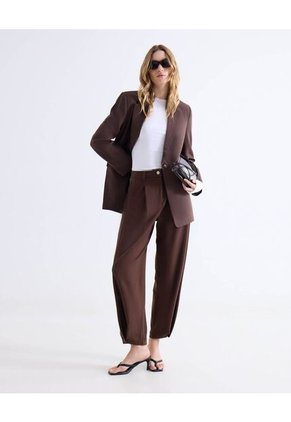 Blazer  Para Mujer  Color Café Marca Seven Seven #28400059