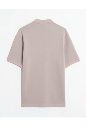 Polo  Para Hombre Cuello Tejido Sin Bolsillo Color Taupe Marca Seven Seven #45110935