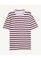 Camiseta Hombre Seven M/C Vino Algodón de Seven Seven