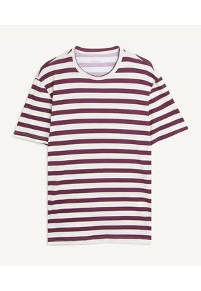 Camiseta Hombre Seven M/C Vino Algodón