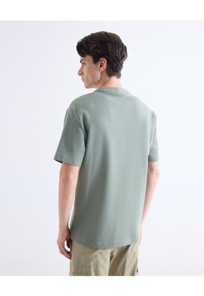 Camiseta  Para Hombre Manga Corta Cuello Redondo Color Verde Marca Seven Seven #45092853