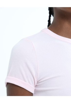 Camiseta Para Mujer Manga Corta Color Rosa Marca Seven Seven #28095778