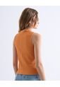 Camiseta  Para Mujer Manga Sisa Cuello Redondo Color Naranja Marca Seven Seven #28096561 de Seven Seven