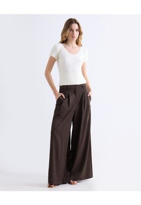 Pantalón Para Mujer Moda Color Café Marca Seven Seven #28071952