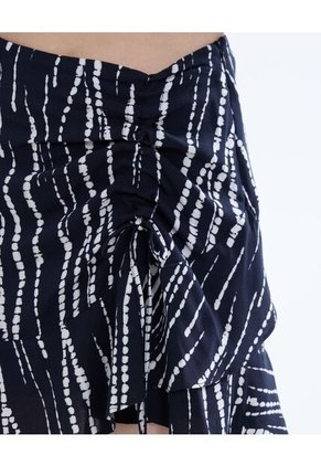 Falda  Para Mujer Corto Color Negro Marca Seven Seven #28140856