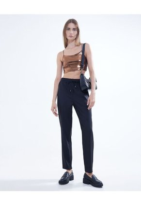 Camiseta  Para Mujer Manga Sisa Color Café Marca Seven Seven #28095511