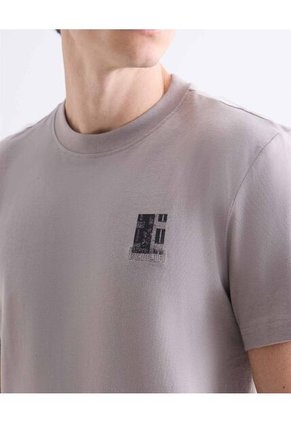 Camiseta  Para Hombre Manga Corta Cuello Redondo Color Gris Marca Seven Seven #45092821
